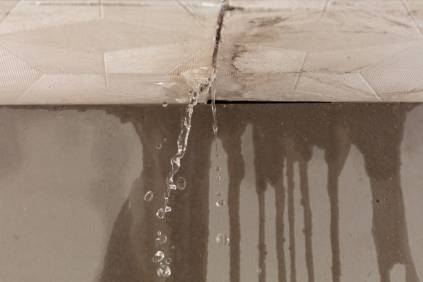 Professional Flood Damage Cleanup technician working in Ansonia, CT